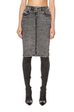 Diesel - Dámská sukně DE-PENCIL A09736 šedá