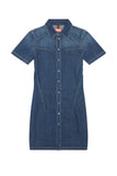 Diesel - dámské šaty DE-SHIRTY A10935 modrá