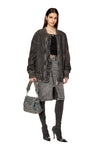 Diesel - Dámská sukně DE-PENCIL A09736 šedá